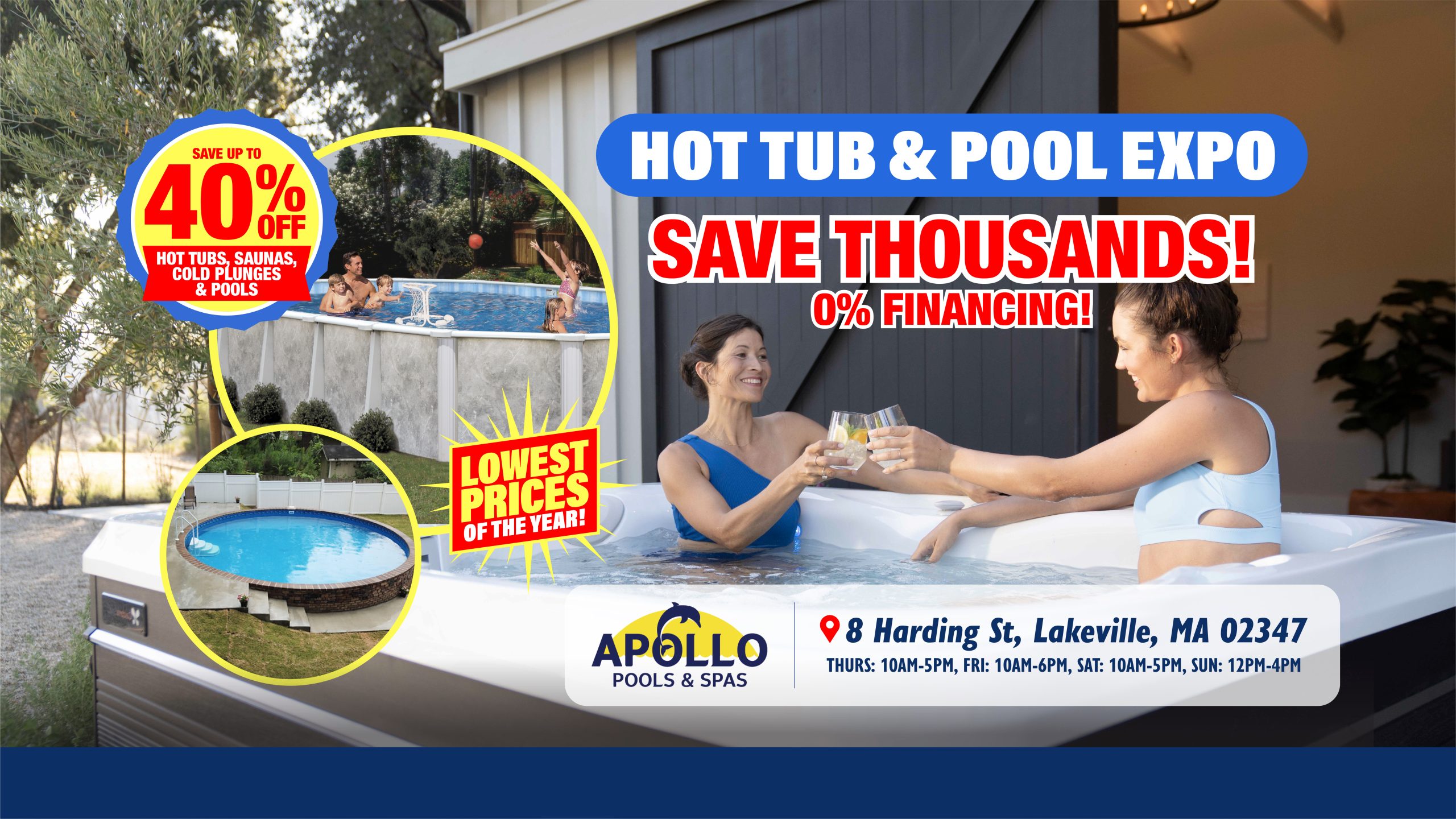 Apollo Pool & Spas – Now Available